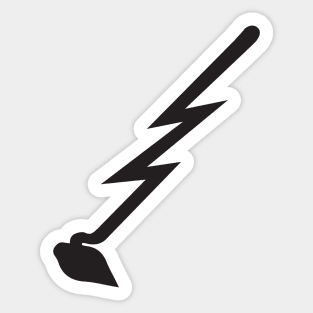 Lightning Hoe Sticker